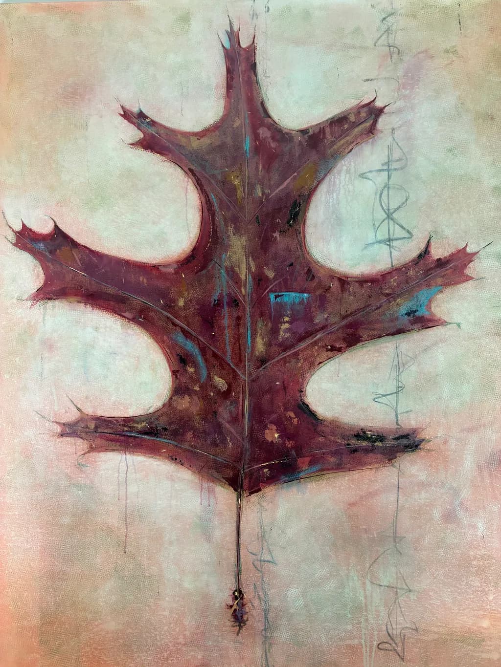 Autumn Oak Leaf