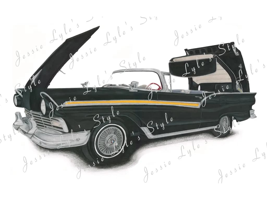 1957 Skyliner Unfolded