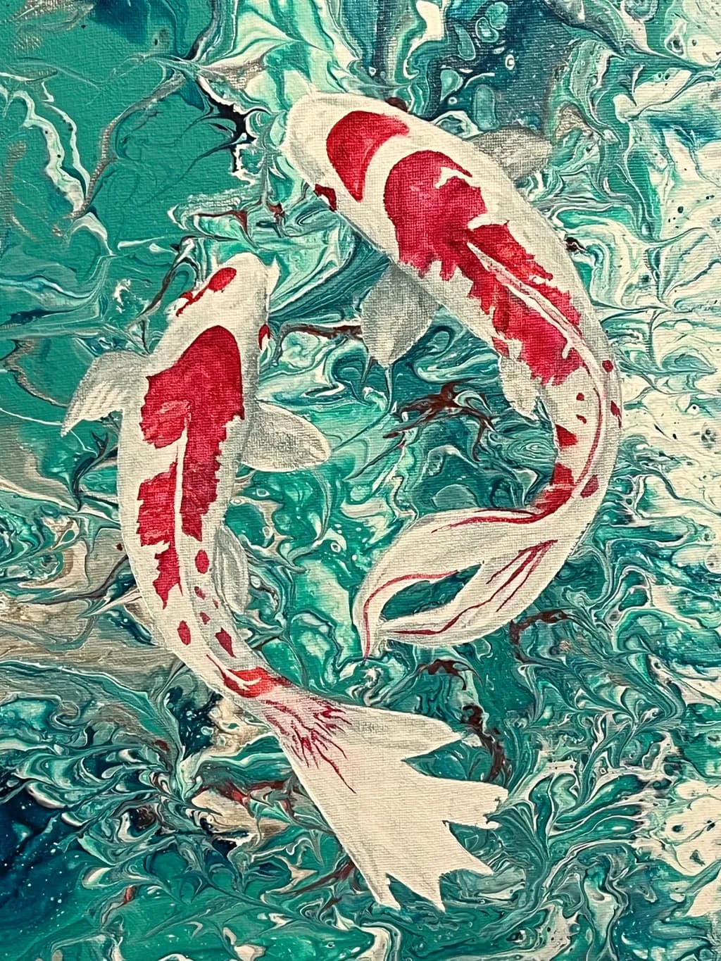 Crimson Koi Dance