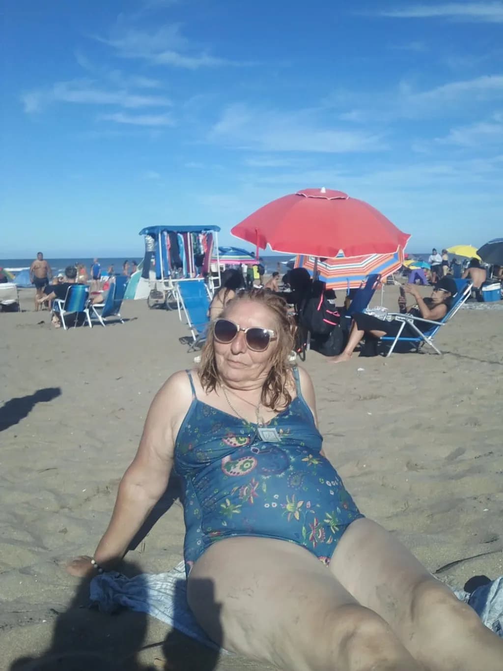 Sunlit Beach Moment