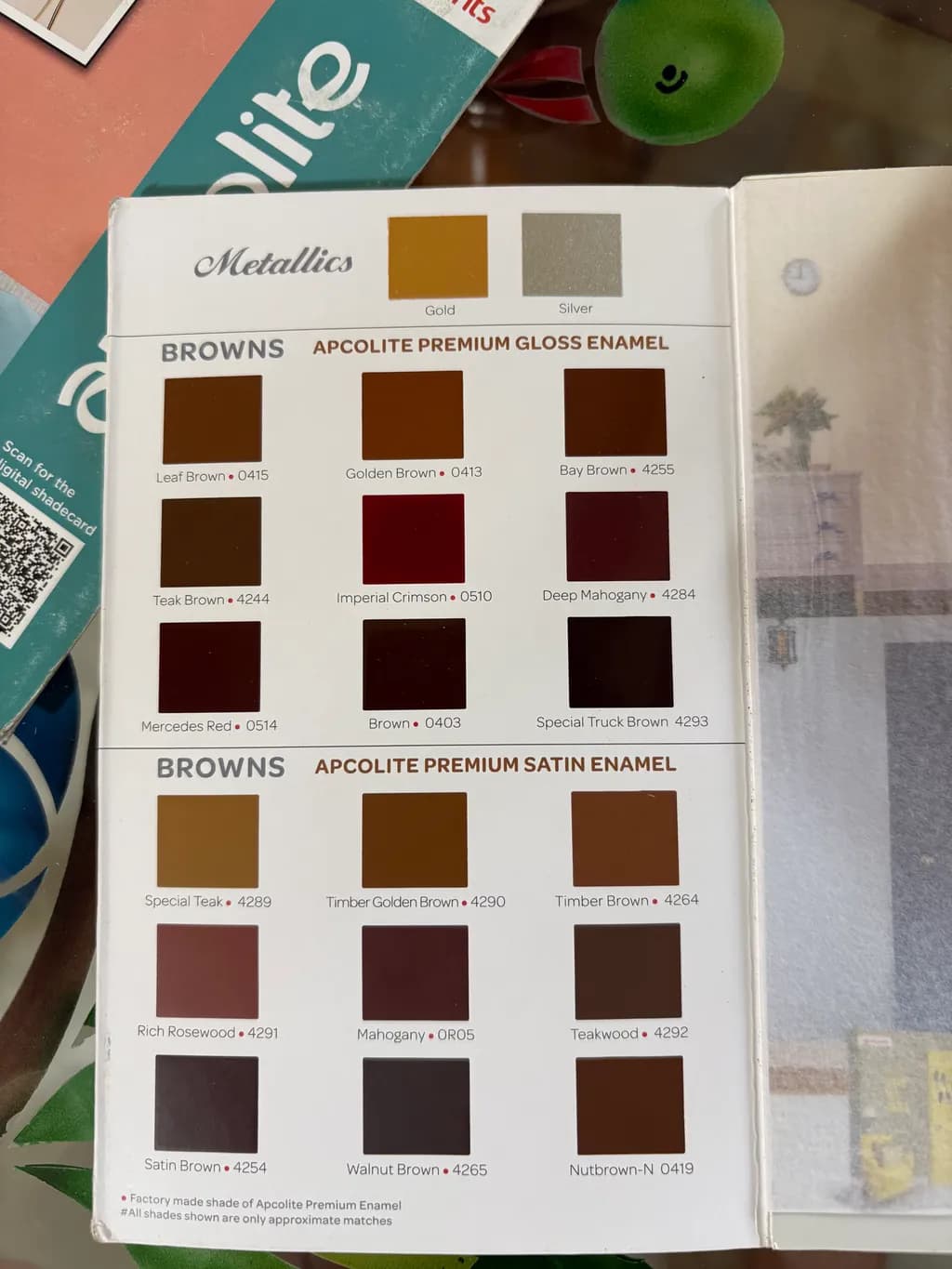 Enamel Browns Palette