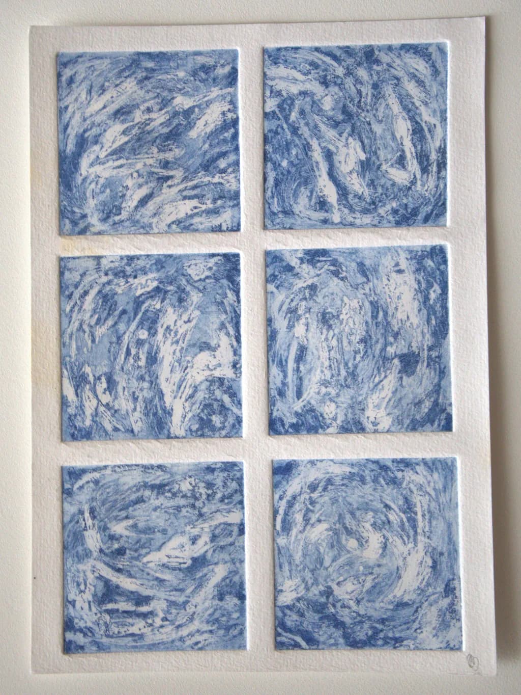 Blue Mosaic Texture