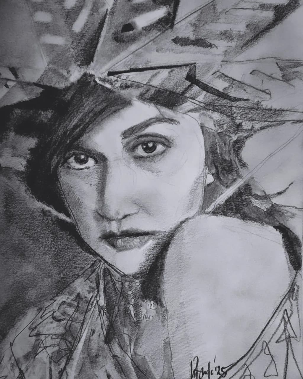 Charcoal Gaze