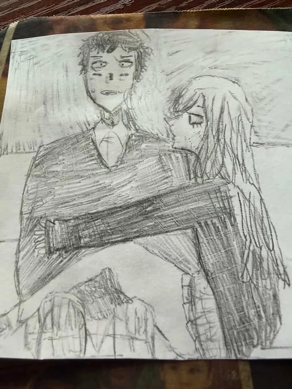 Tense Embrace