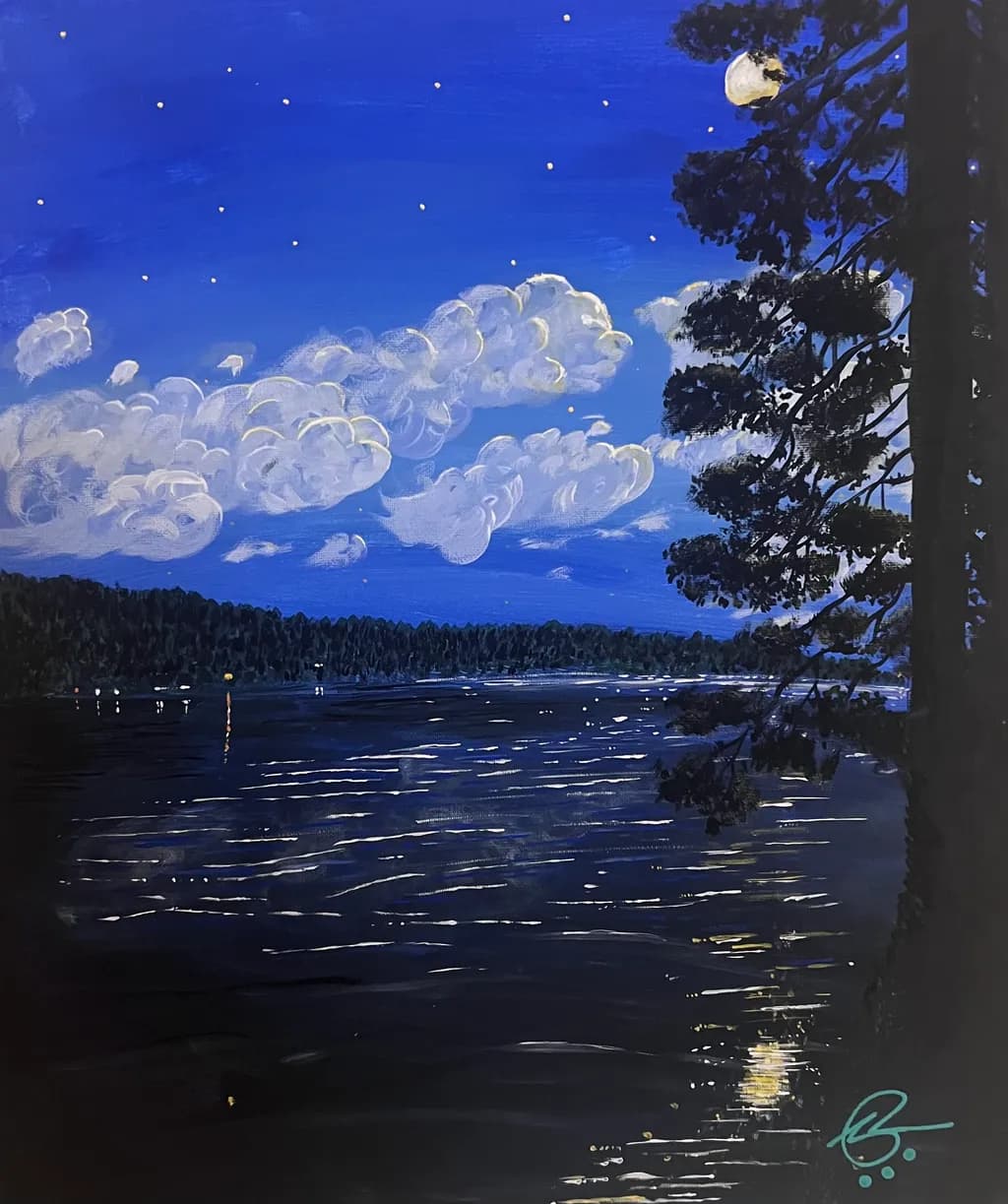 Moonlit Ripples
