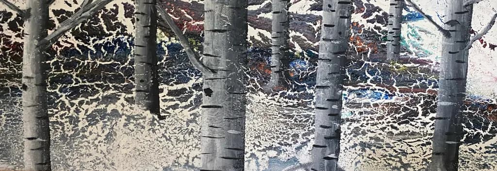 Birch Bark Mosaic