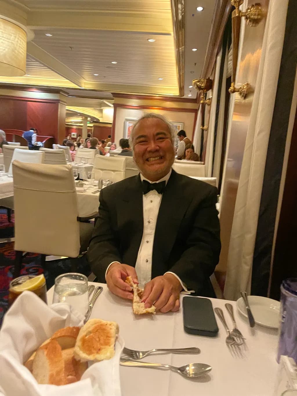 Tuxedo Dinner Smile