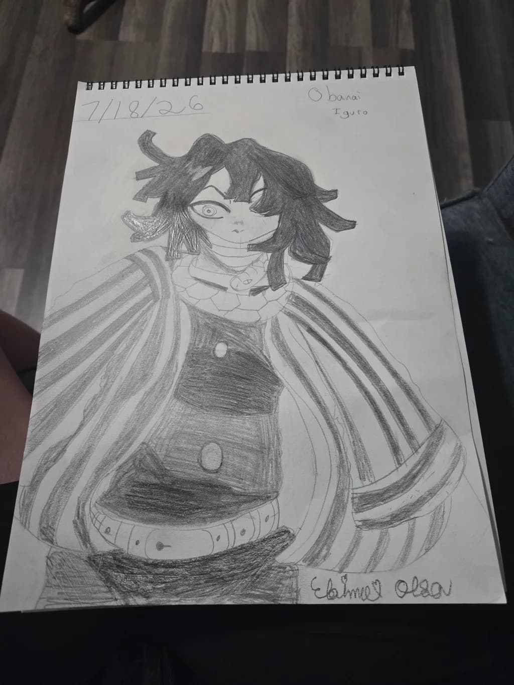 Obanai Iguro Sketch