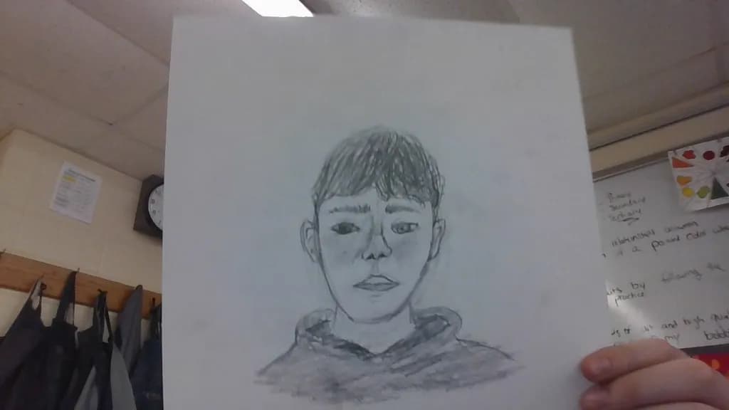 Classroom Sketch Portrait