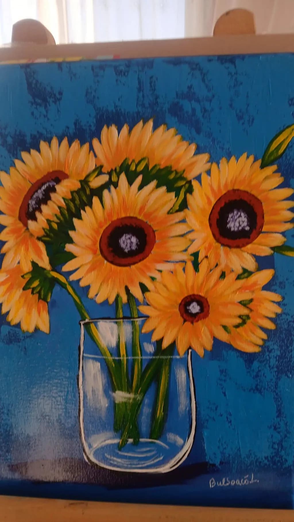 Sunlit Sunflowers