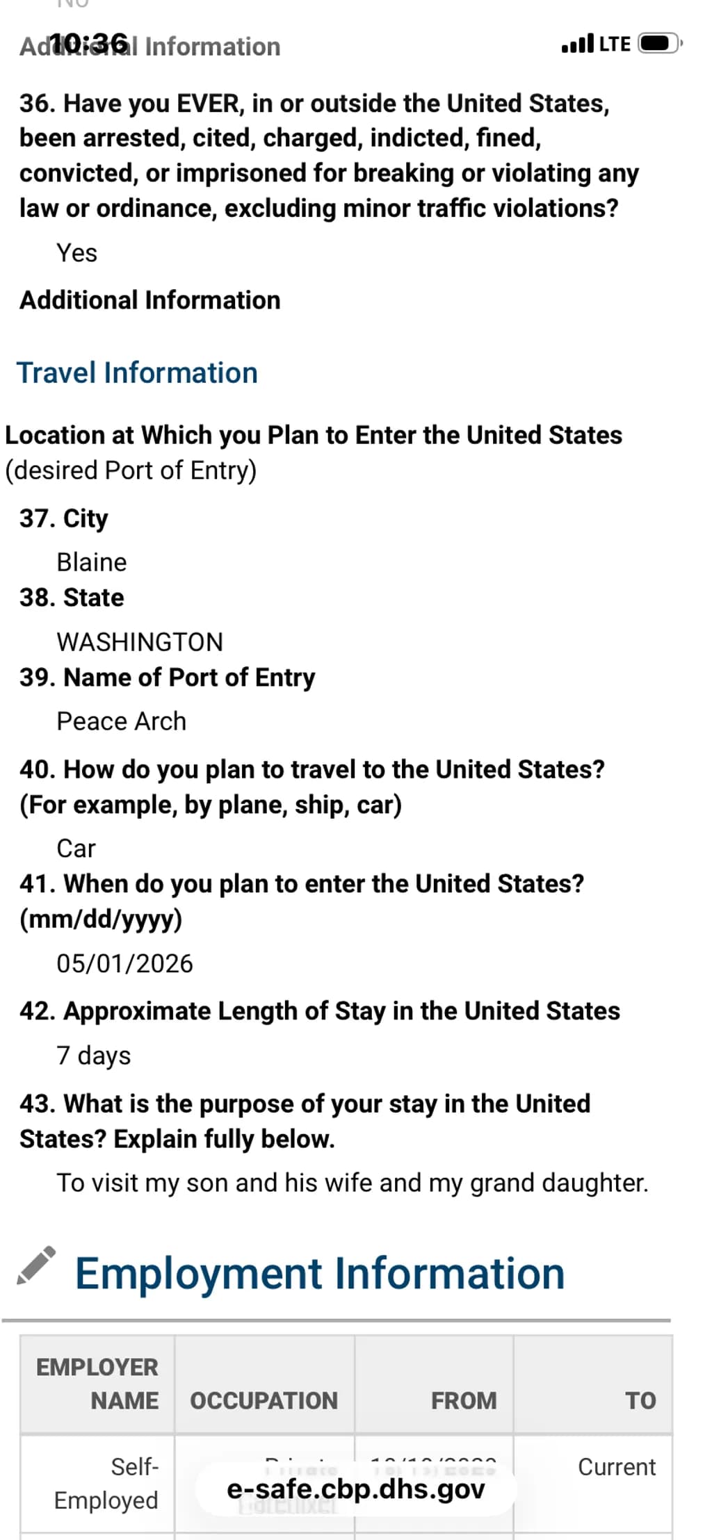 Entry Intentions