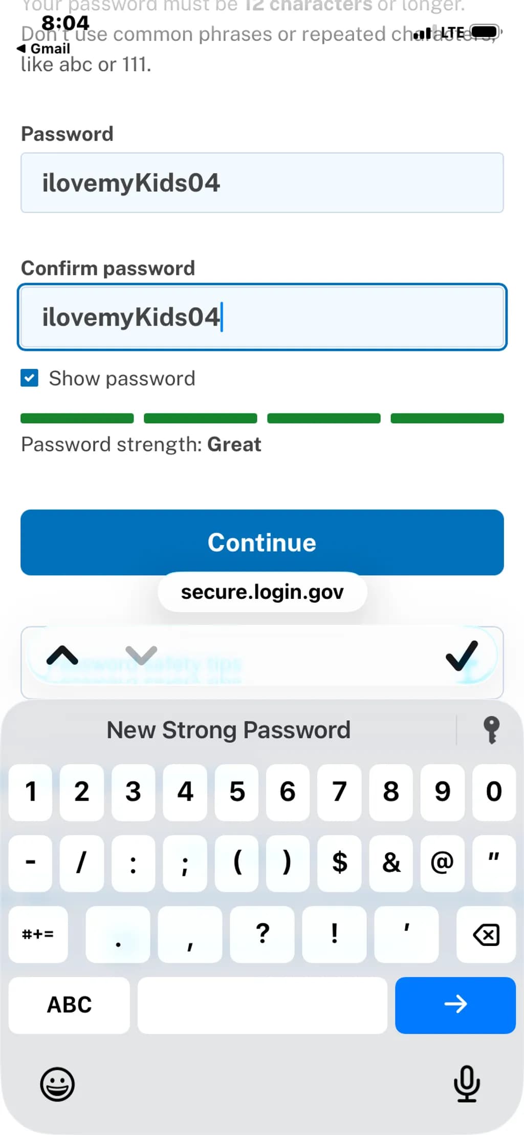 ilovemyKids04 Password