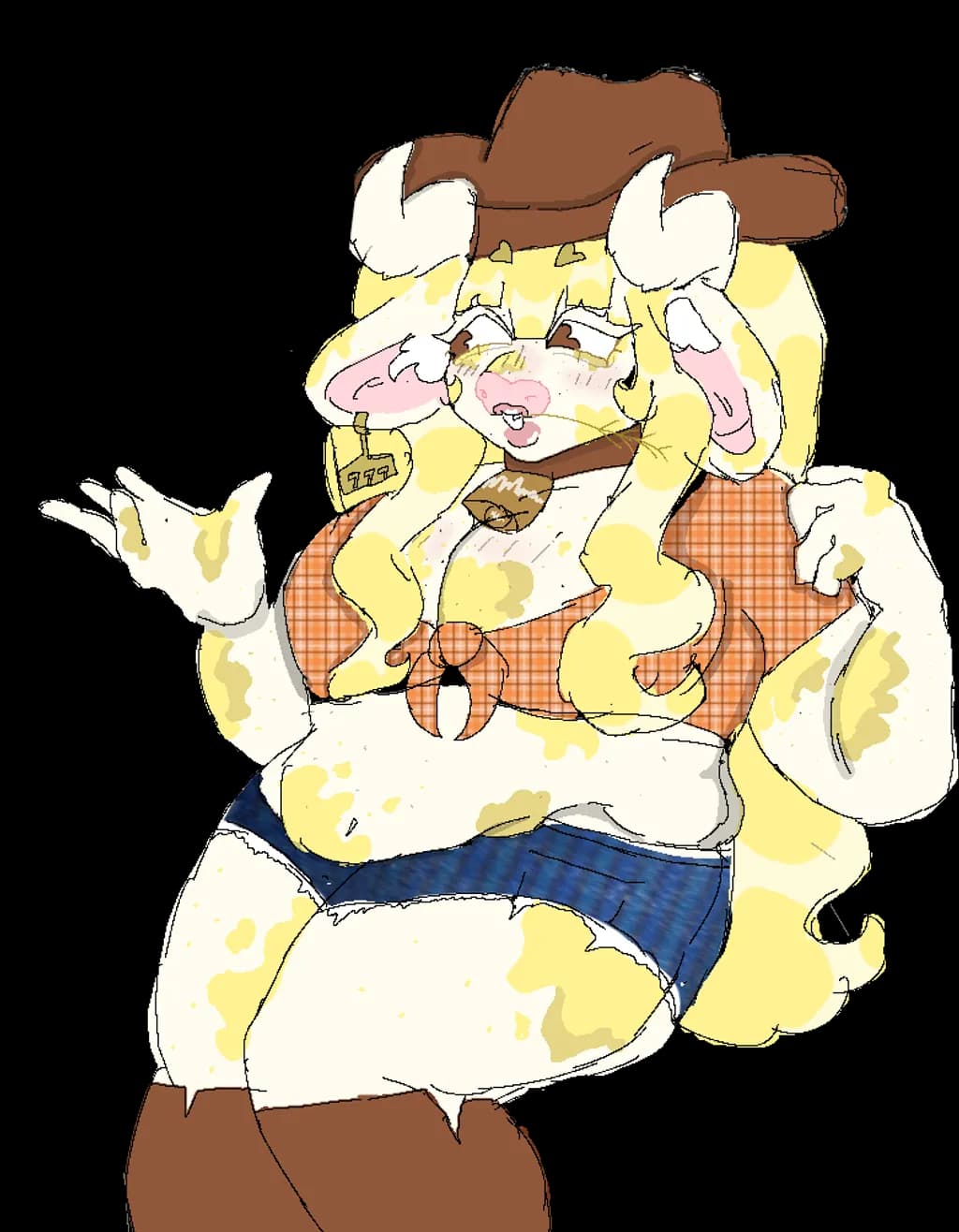 Country Cow Charm