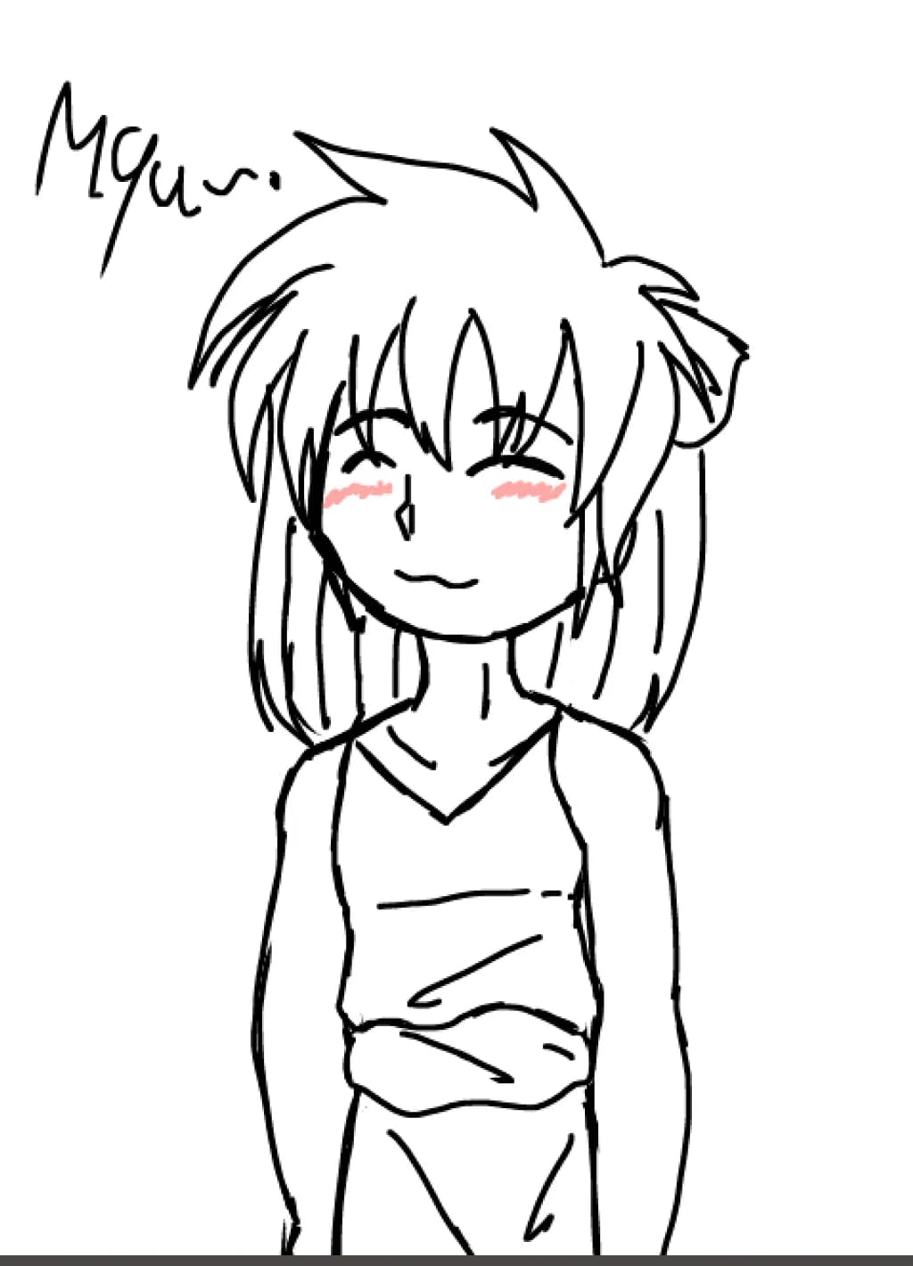 Blushing Smile