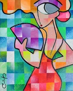 Woman with Fan