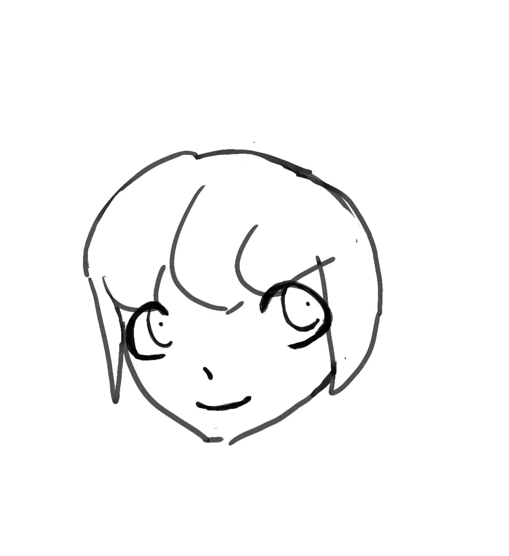 Simple Smile Sketch