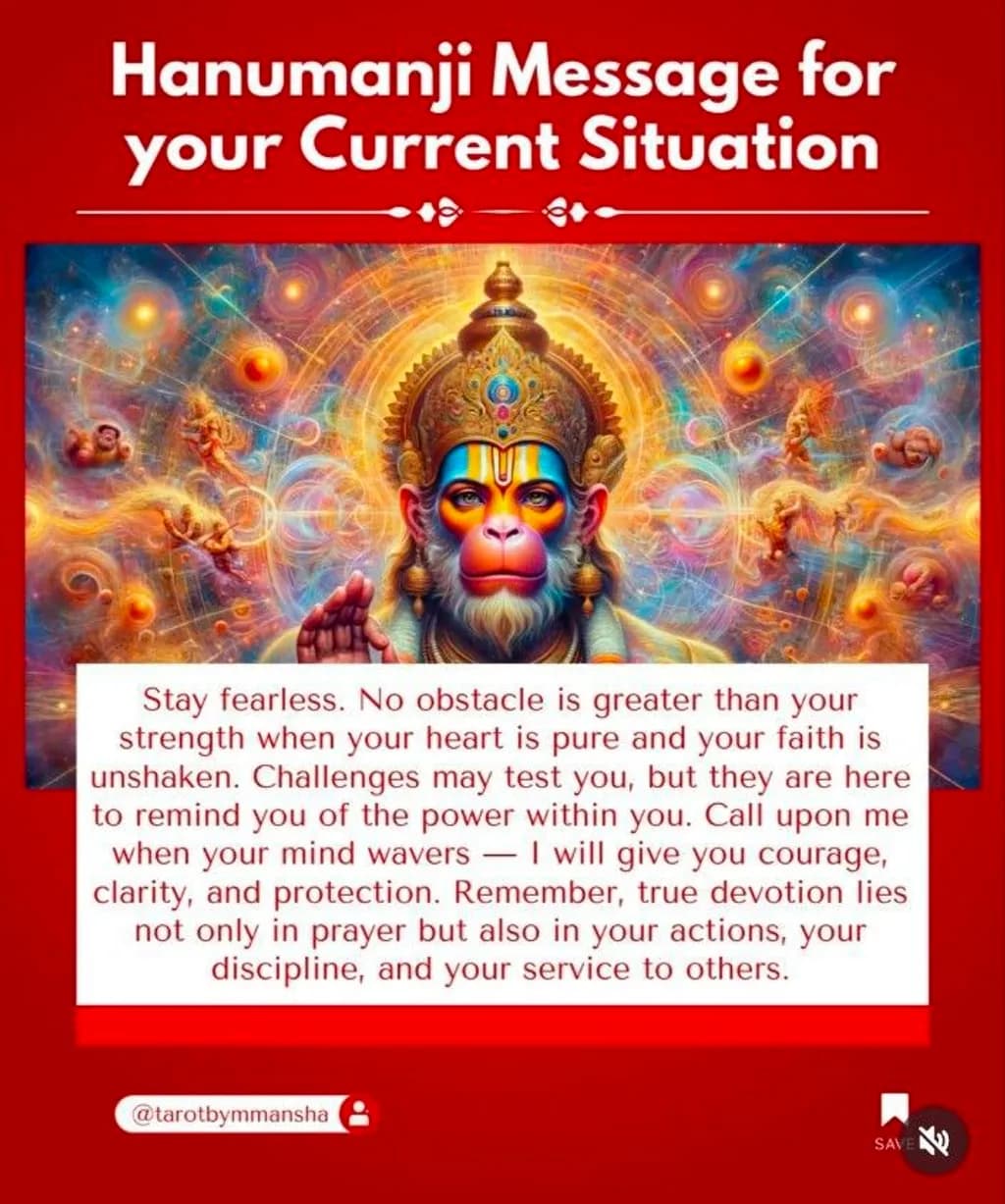 Hanumanji's Courage Message