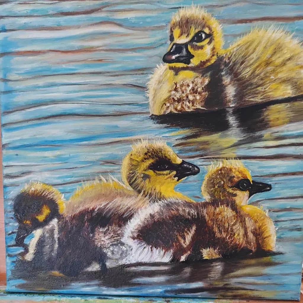 The babysitter. Part of my "small originals collection"