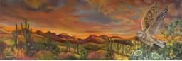 Desert Dusk Flight