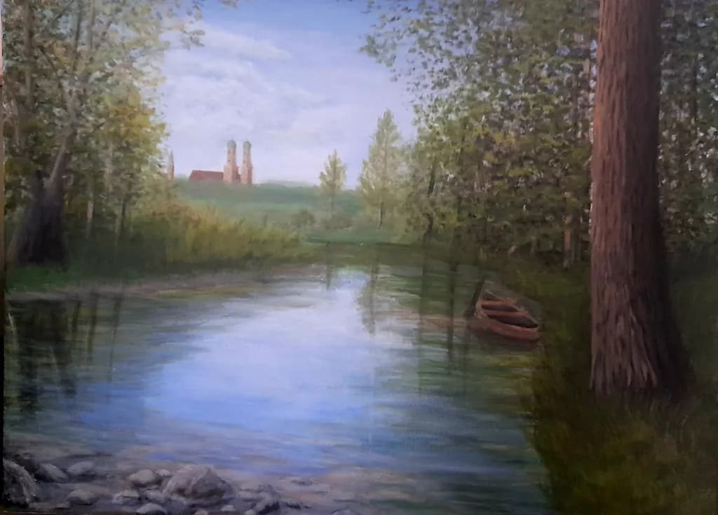 Quiet Riverside Reflection