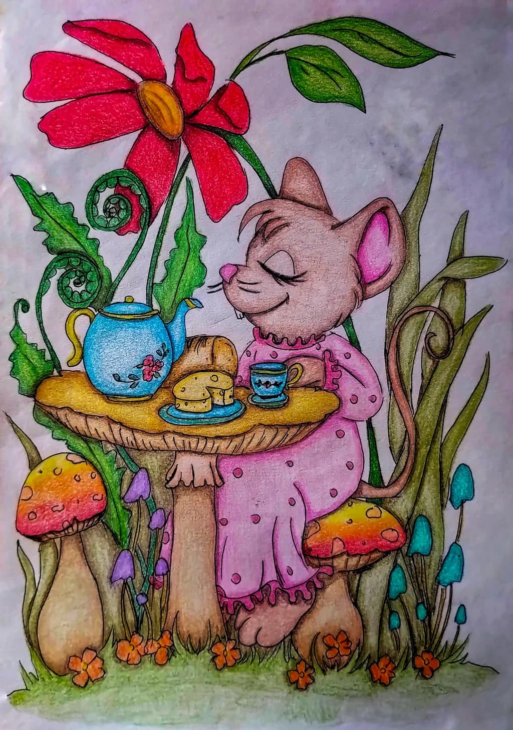 Tea Time Mouse