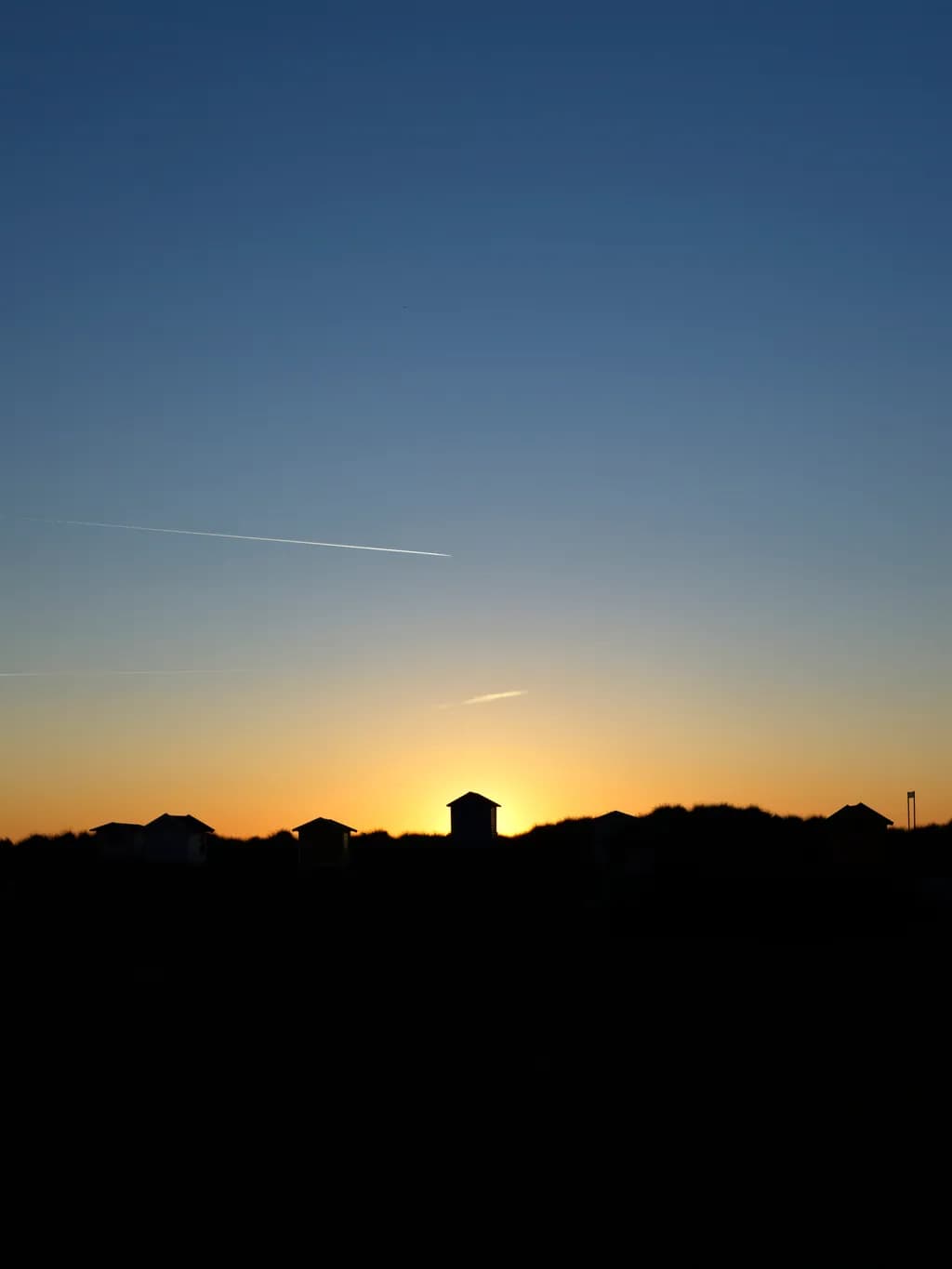 Evening Walk Silhouettes