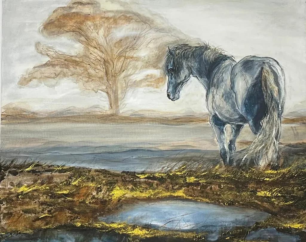 Reflective Stallion