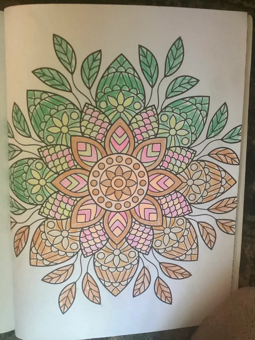 Floral Leaf Mandala