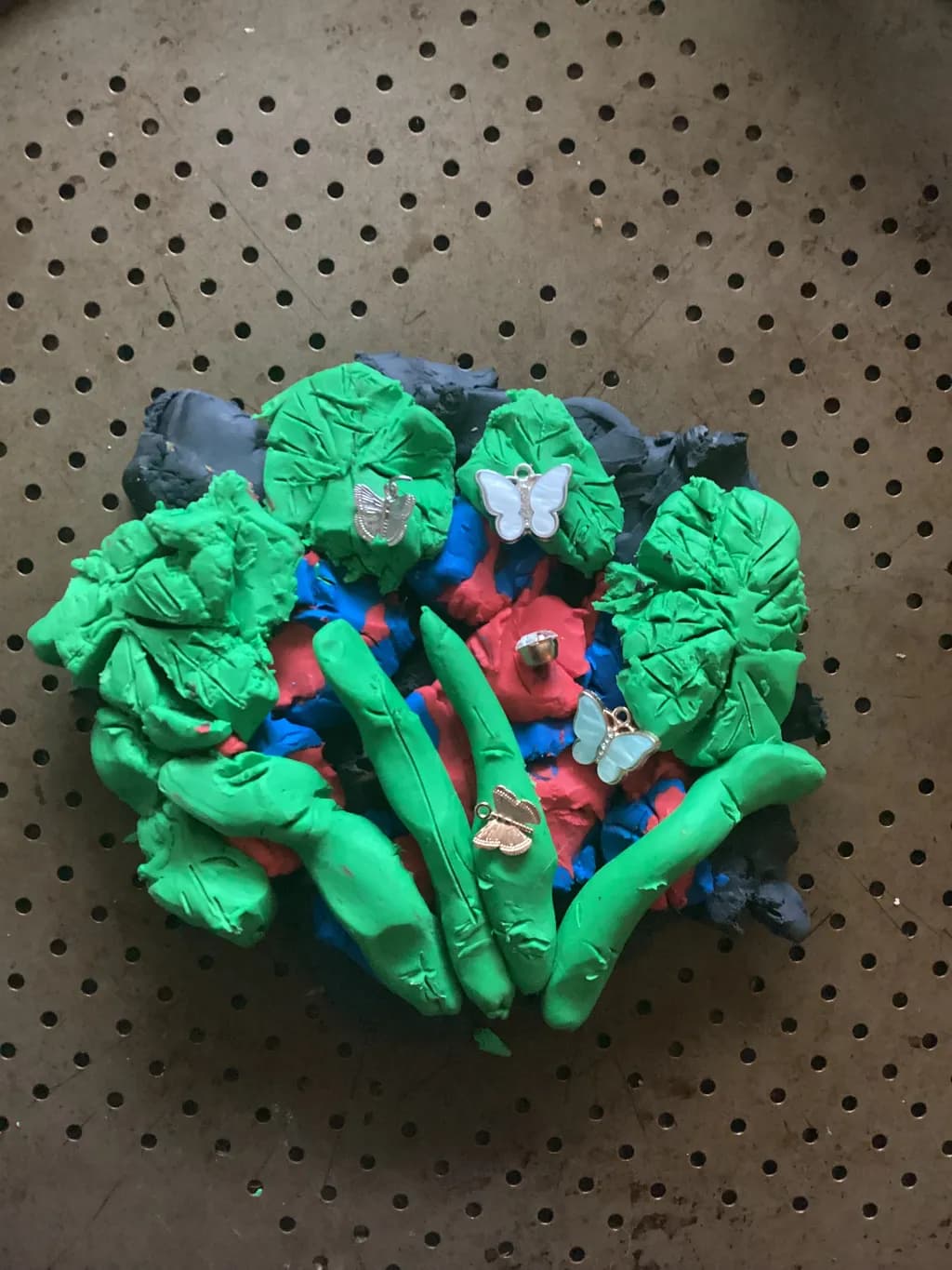 Clay Butterfly Garden