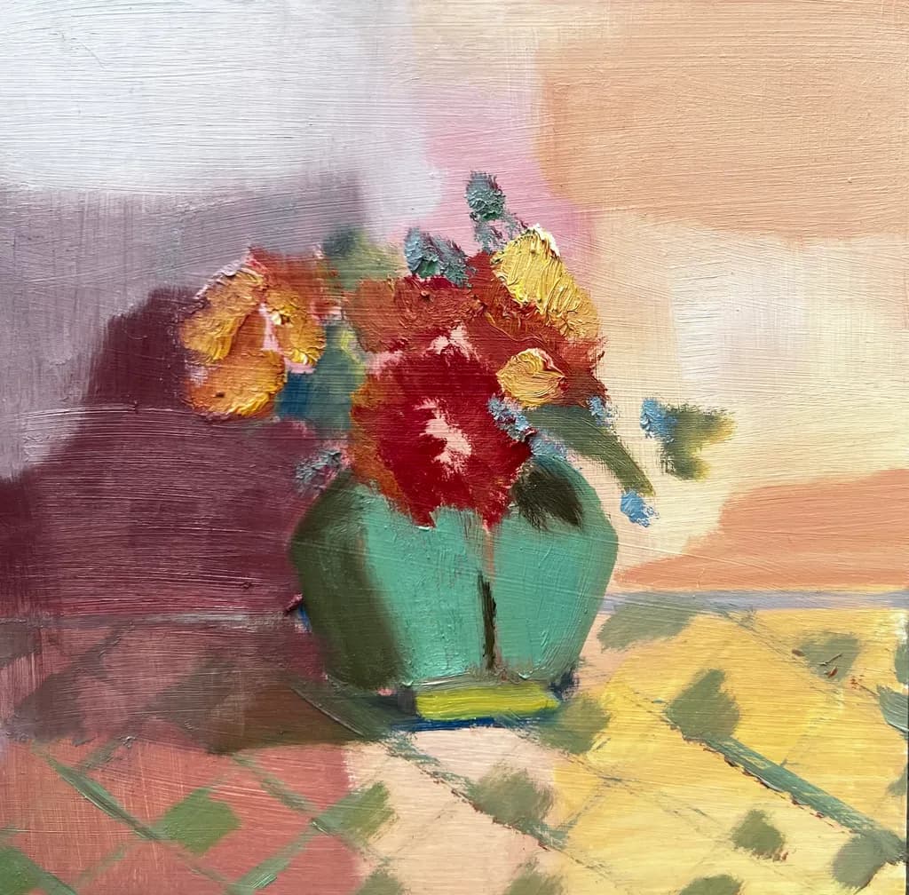 Green Ginger Pot