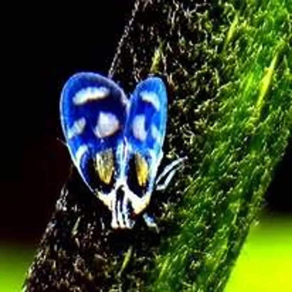 Blue Wings Contrast