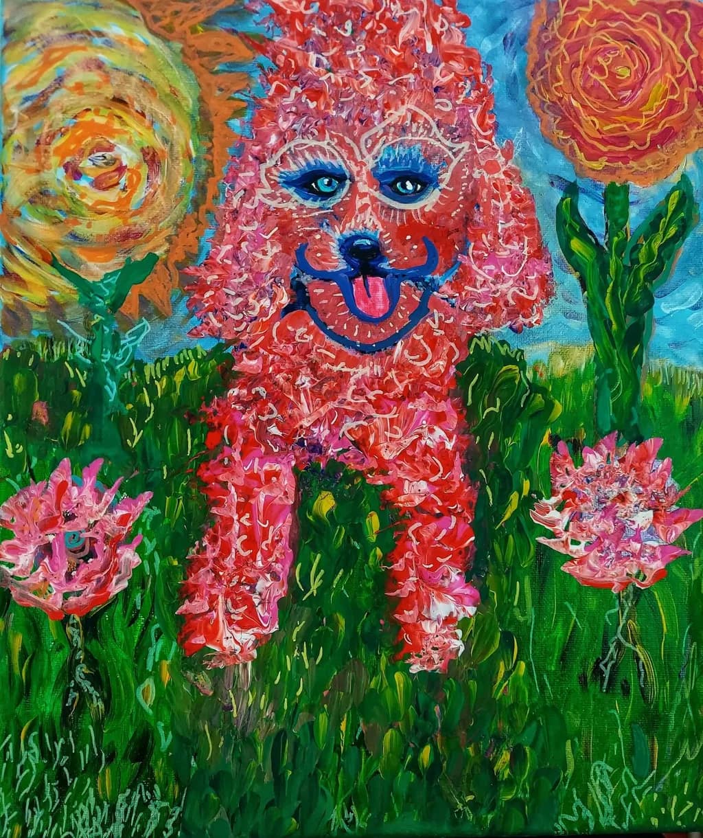 Floral Poodle