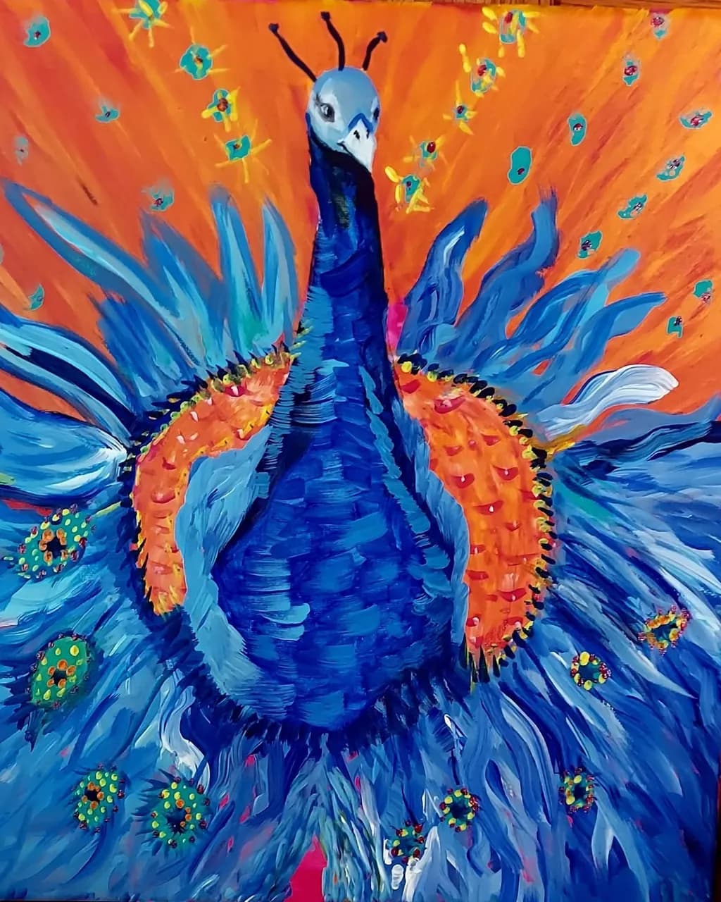 Radiant Peacock Burst