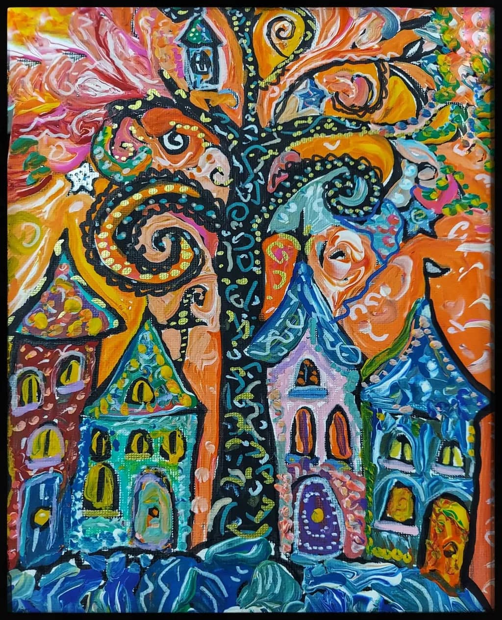 Whimsical Tree Village