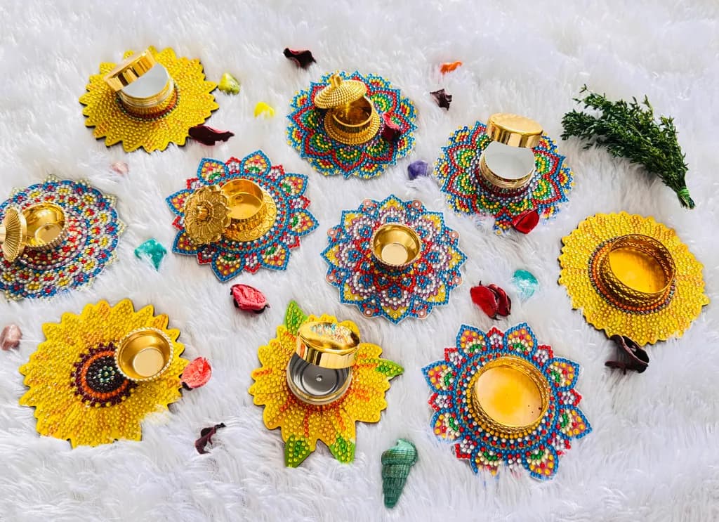 Ornate Festival Diyas