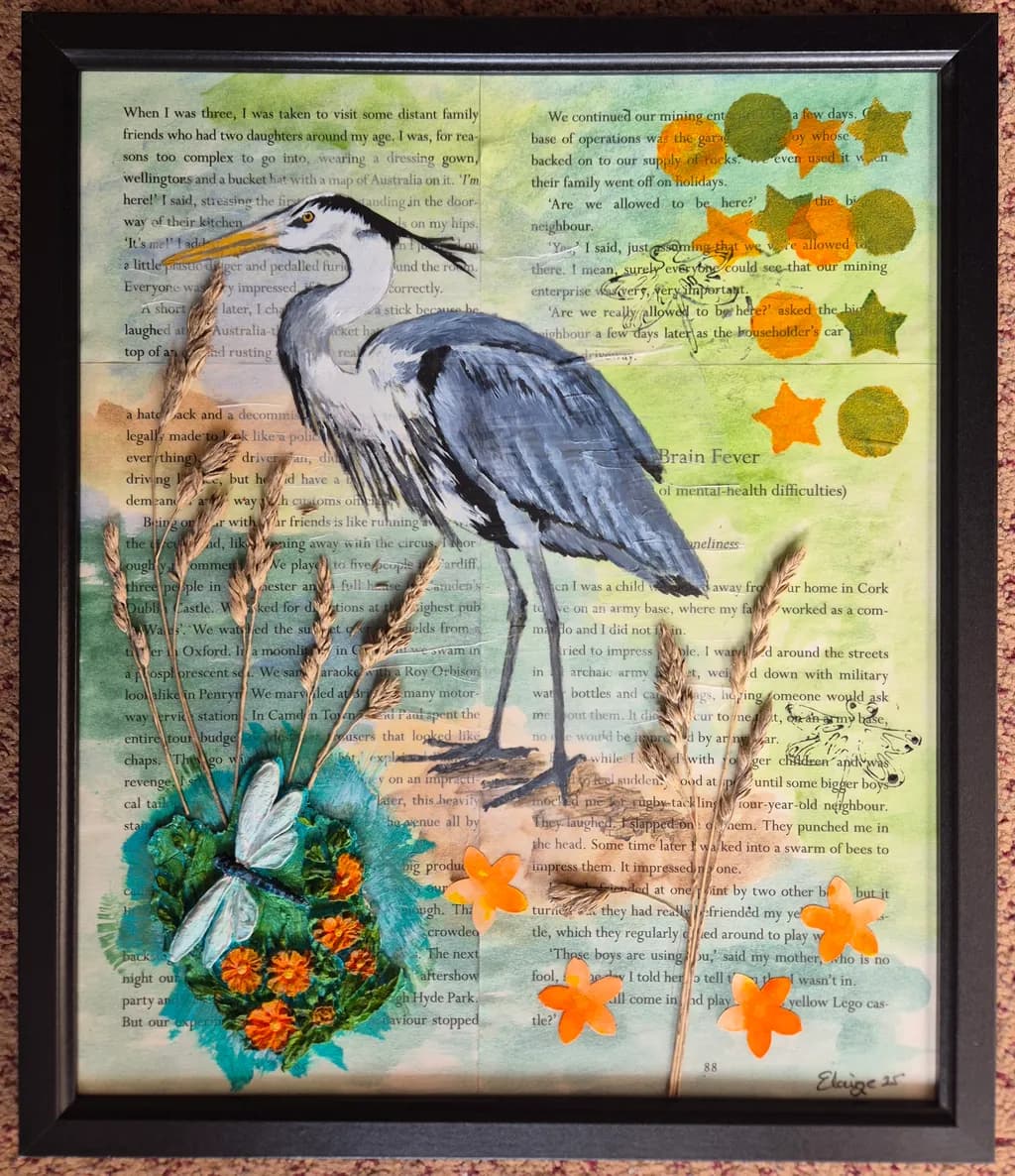 Heron in Bloom