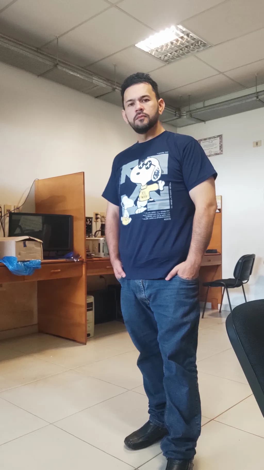 Navy Playful Icon Tee