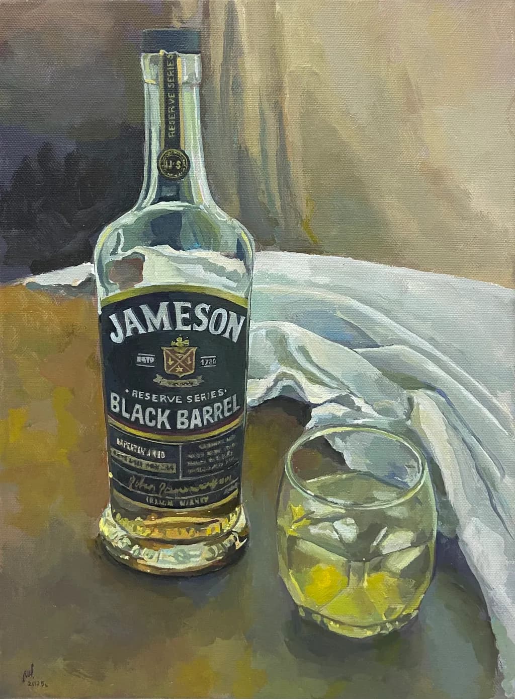 Black Barrel Stilllife
