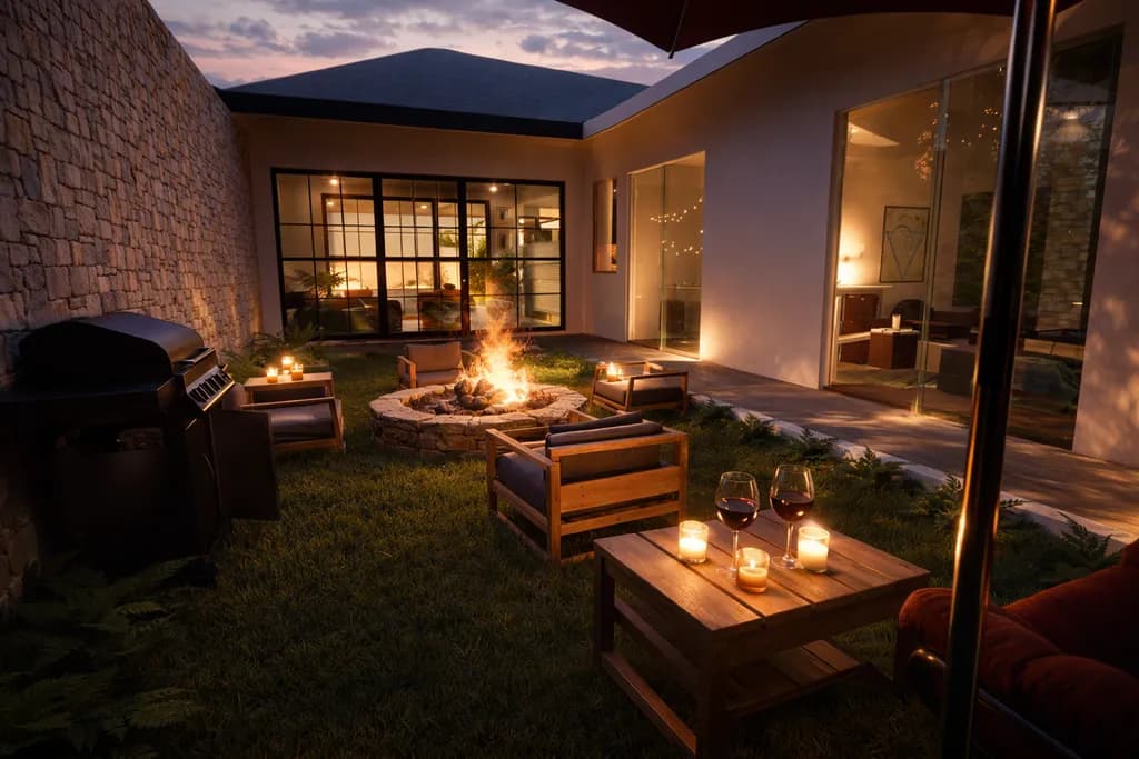 Cozy Patio Evening