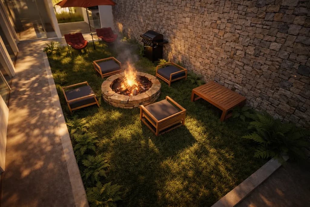 Cozy Patio Firepit
