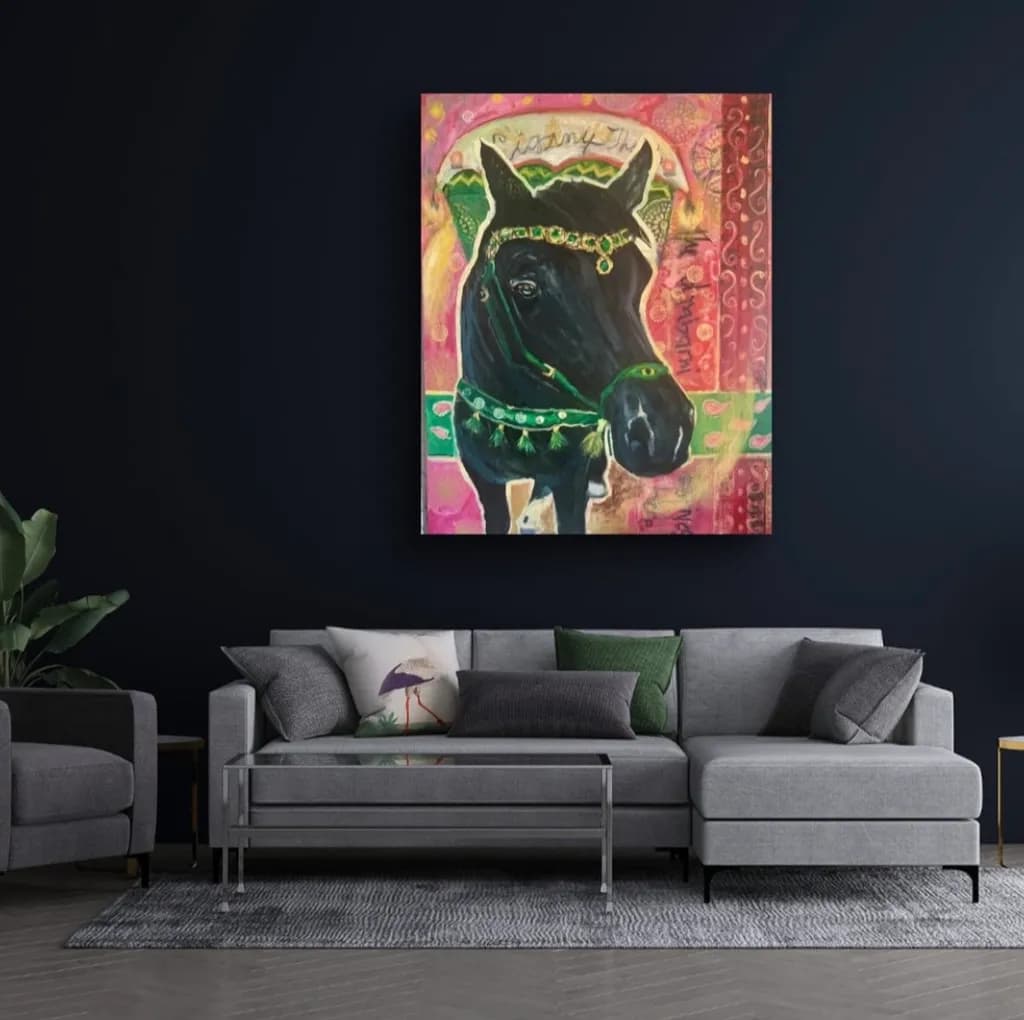 Regal Ebony Steed