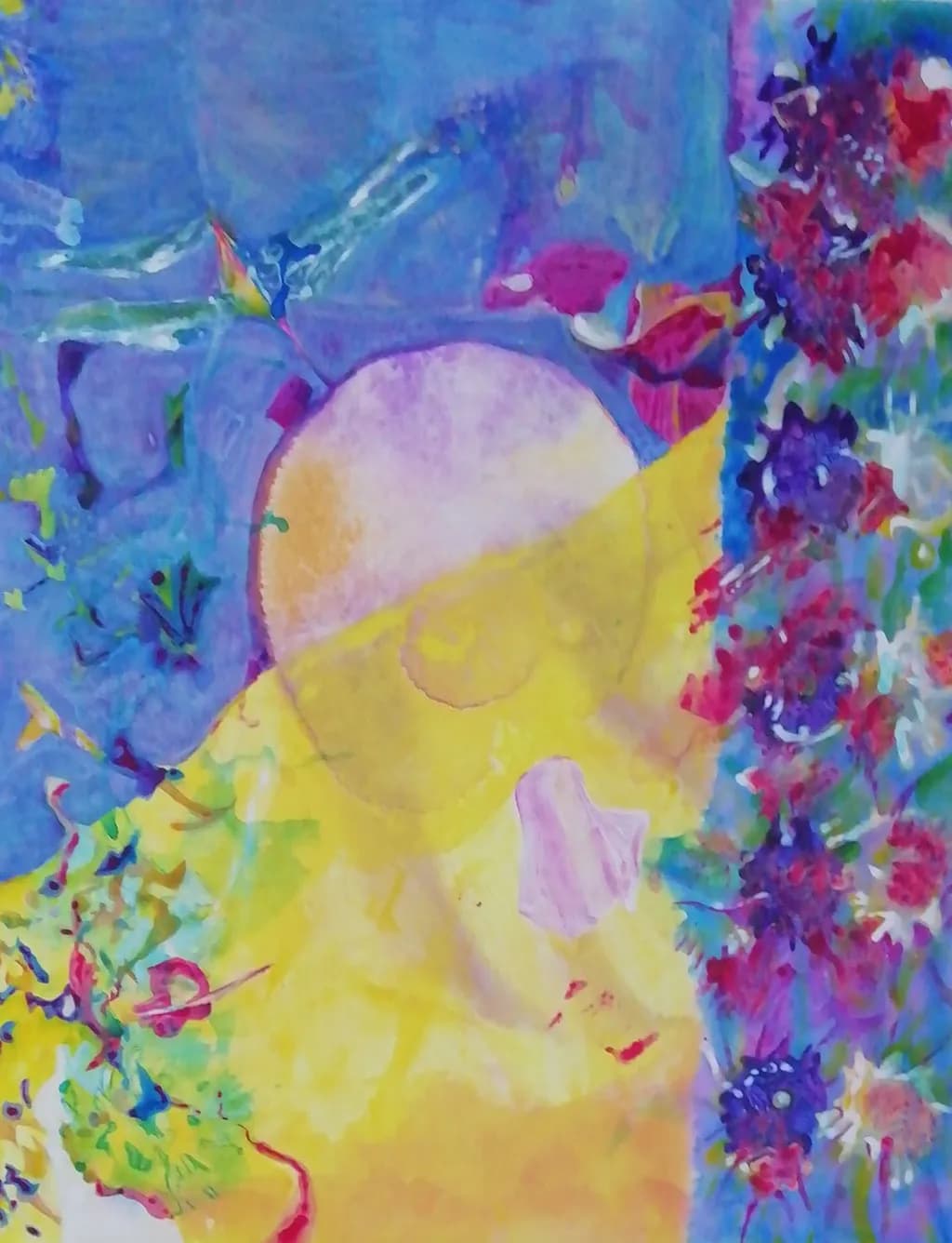 Moon Rise 90 x 100cm Acrylic on Canvas  