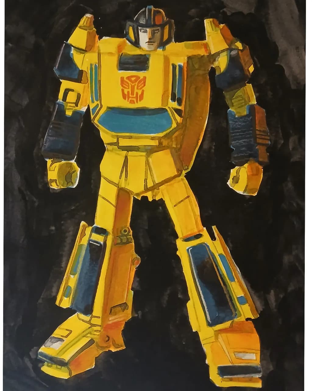 Yellow Autobot Sentinel