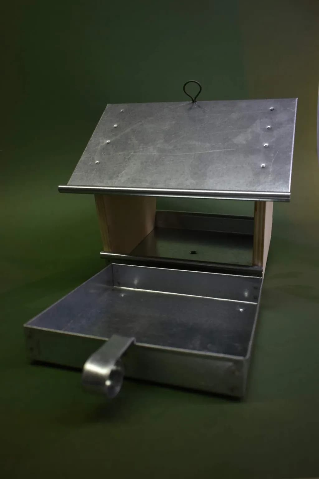 Rustic Metal Bird Feeder