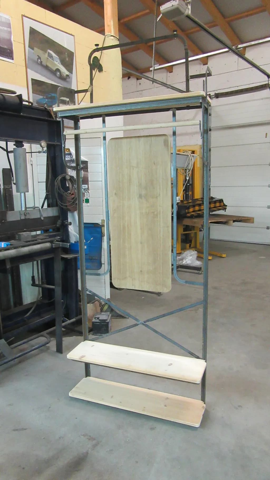 Industrial Woodframe Shelf