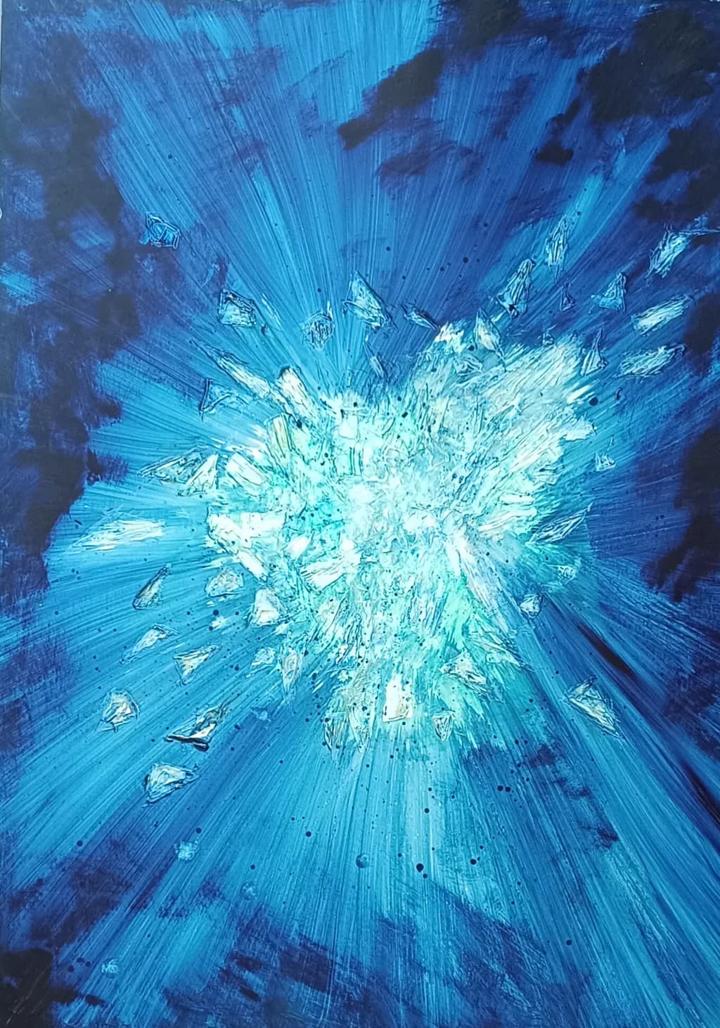 Blue Shard Burst