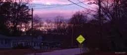 Dusk on Speed Hump Street