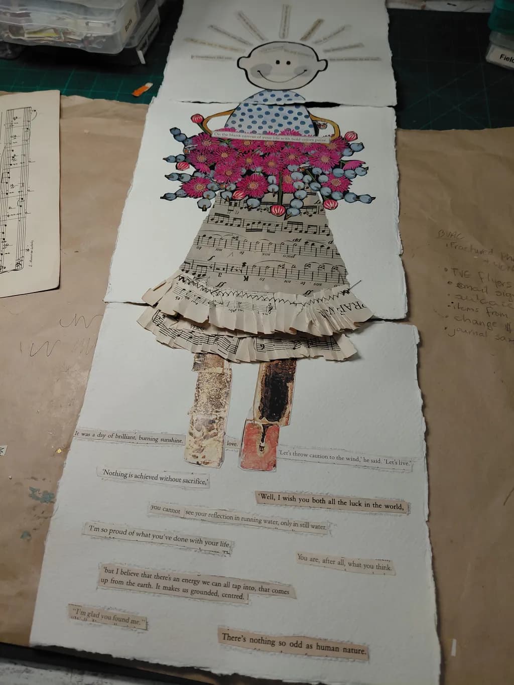 Mixed Media Figure