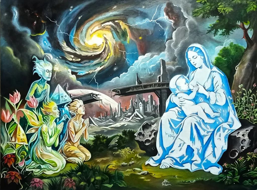 Cosmic Mother and Child