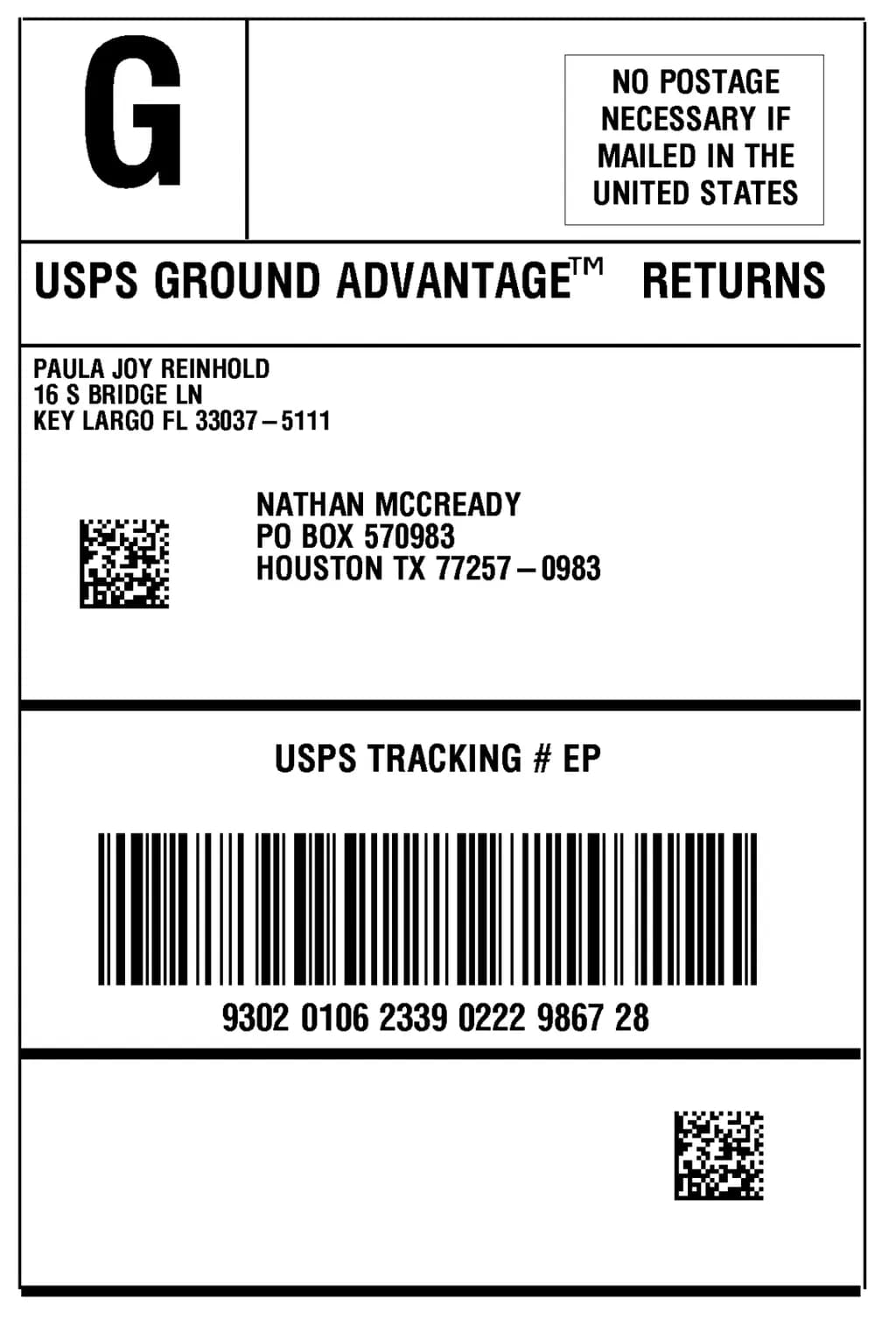 Online Return Center